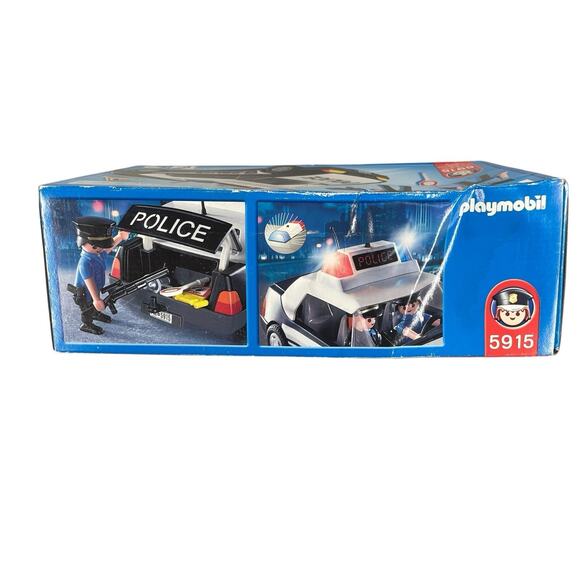 RARE NEW Playmobile 5915 Police Car with Accessories & 2 Figures - Picture 5 of 7